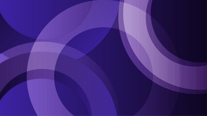 sleek geometric abstract purple circle shapes background vector illustration