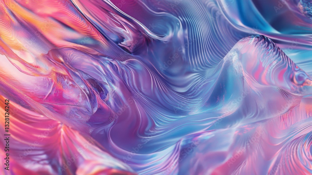 Poster abstract colorful fluid background with vibrant swirls and lines