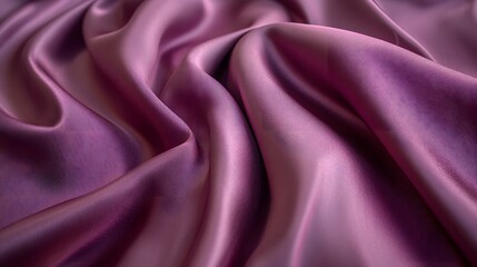 Obraz premium Shiny burgundy silk texture. Luxury fabric.