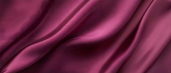 Obraz premium Shiny burgundy silk texture. Luxury fabric.