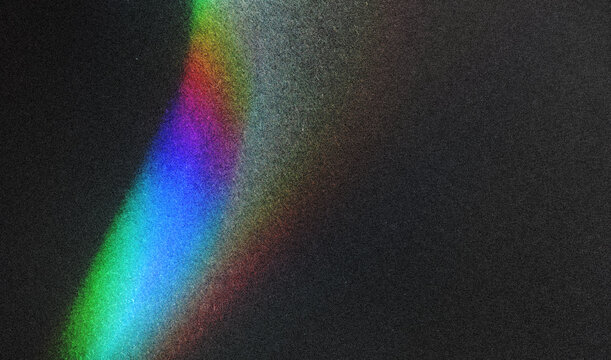Abstract light leak texture overlay, screen mode for vintage retro looking. Rainbow light leaks, prism colors. Creative photo overlay effect.