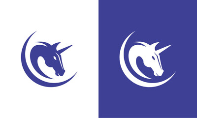 premium logo pegasus horse, unicorn