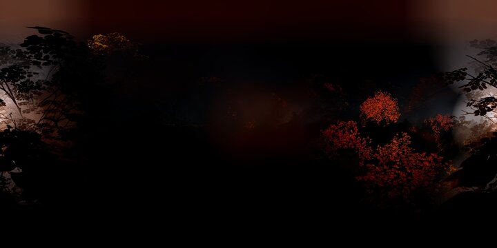 360 HDRI enviroment 3D illustration.