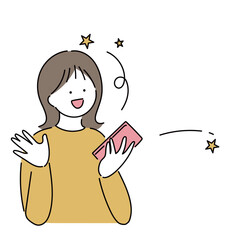 スマホで調べ物をする色々なお母さん「わあ！」_ナチュラル