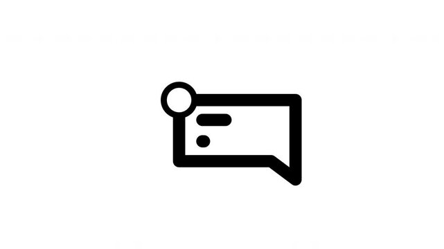 comment animated icon