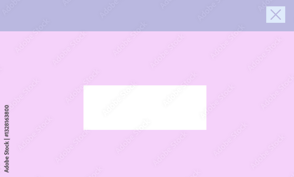 Poster browser ui design element set