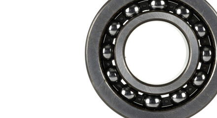 Ball Bearing, Mechanical Part, Engineering Detail, Generative AI image.