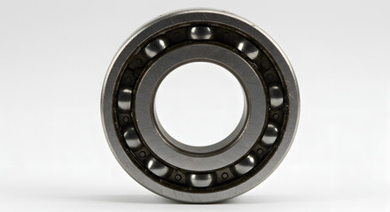 Ball Bearing, Mechanical Part, Engineering Detail, Generative AI image.