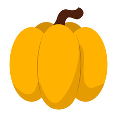 Happy Thanksgiving Day Element. Vector Illustration in Flat Cartoon Style.