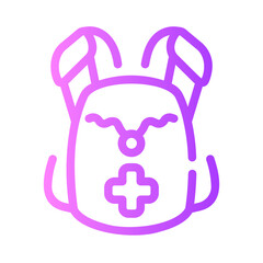 first aid kit Line Gradient Icon
