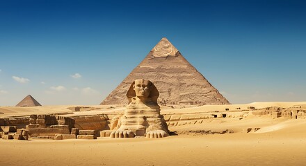 Exploring the Great Sphinx and Pyramids of Giza in Egypt
