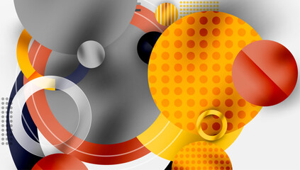Obraz premium Abstract background - layered geometric shapes with smooth gradients and transparency