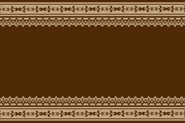Obraz premium Brown and Beige Geometric Pattern