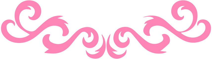 Obraz premium Ornamental Baroque Decoration divider icon 