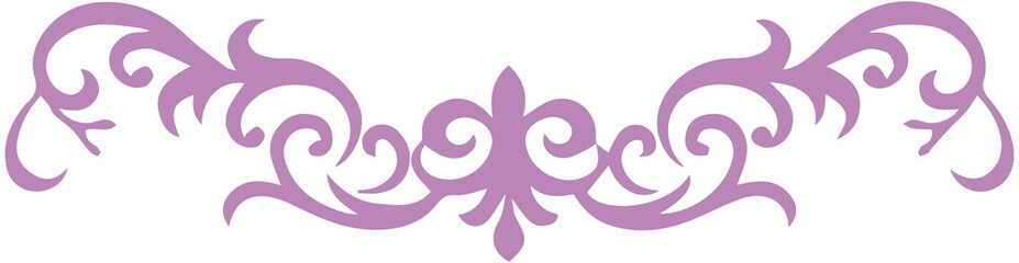 Ornamental Baroque Decoration divider icon