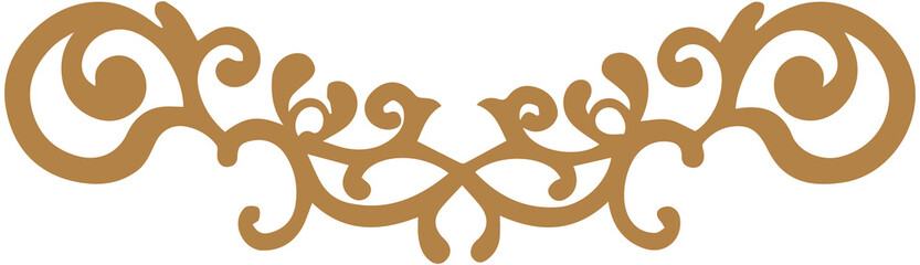 Ornamental Baroque Decoration divider icon