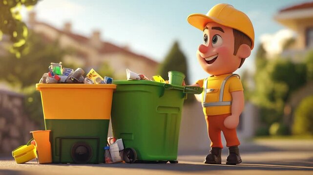 cartoon character cute Cleaner Videos 4K