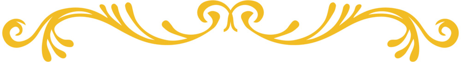 Baroque Header Curves Border