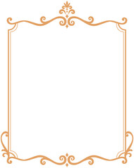 Retro elegant pattern frame