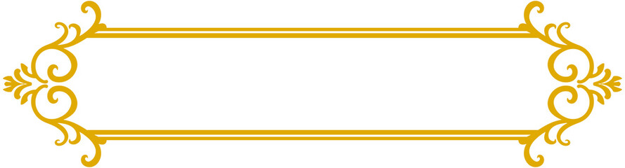 Obraz premium Carved decorative title box