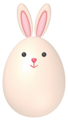 Fototapeta premium Easter Bunny Egg Character Illustration