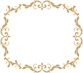 Baroque style frame