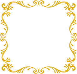 Baroque style frame