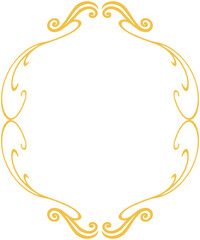 Oval Elegant frame