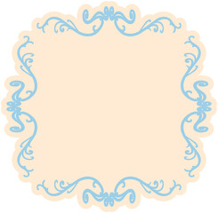 Classical style frame

