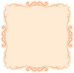 Classical style frame
