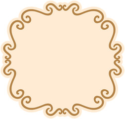 Classical style frame