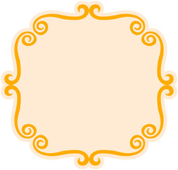 Classical style frame