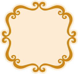 Classical style frame
