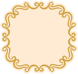 Classical style frame
