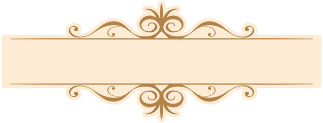 Carved title frame box