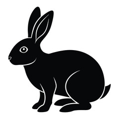 vector illustration of a rabbit