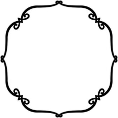 Elegant carved frame
