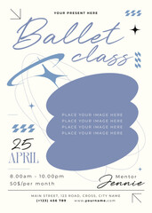 Ballet Class Flyer © solmedia