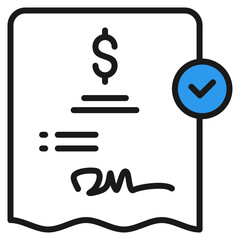 Official Receipt Icon