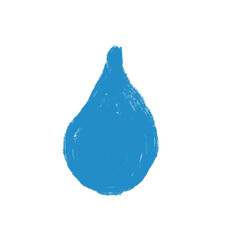 Blie water drop