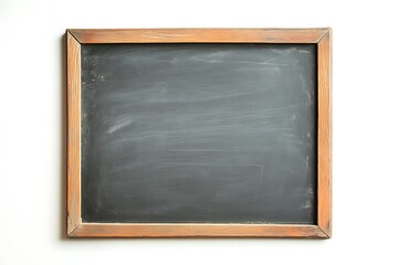 Blank Chalkboard with Wooden Frame