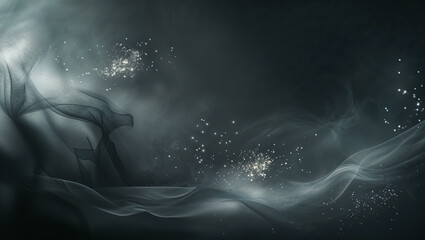 Smoky Graphite with Dim Silver Particles Background