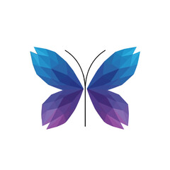 LOW POLY BUTTERFLY LOGO