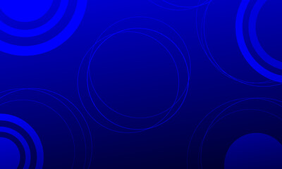 blue circles shapes pattern on smooth gradient abstract background