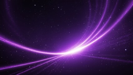 Ethereal Purple Galaxy: Swirling Light Streams and Starry Skies in a Stunning Cosmic Space Abstract, Perfect for Backgrounds and Wallpapers.