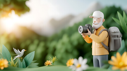 Midjourney photographer captures nature's beauty in a papercut forest scene serene environment artistic composition