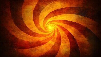 Vibrant Spiral Swirl Abstract Background Design Orange and red illustration background