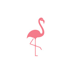 Simple Flamingo Silhouette