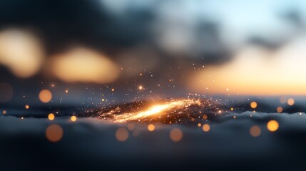 Cosmic event in outer space vibrant abstract galaxy artwork and digital viewpoint