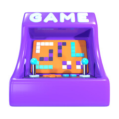 Arcade 3D Illustration Icon